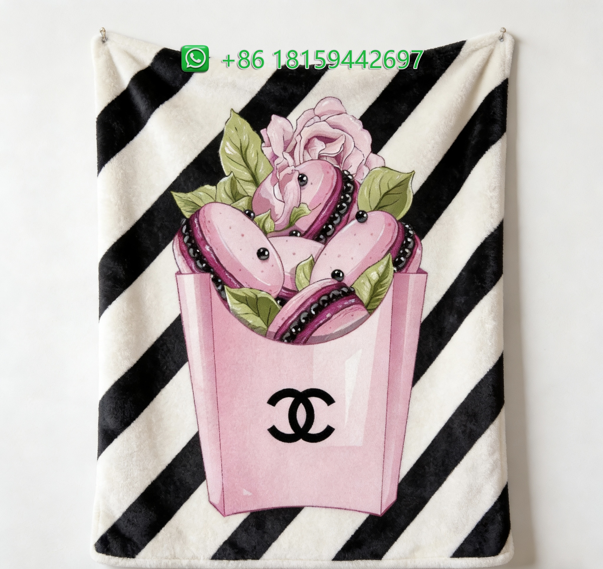 Chanel Throw Blankets